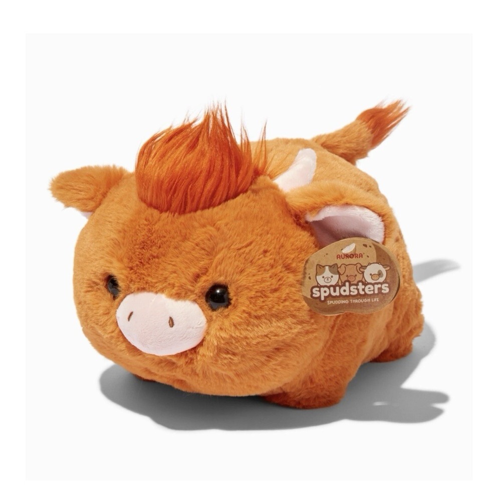Spudsters 10 inch Hamish the Highland Cow Plush, New With Tags,‎ Aurora, so soft
